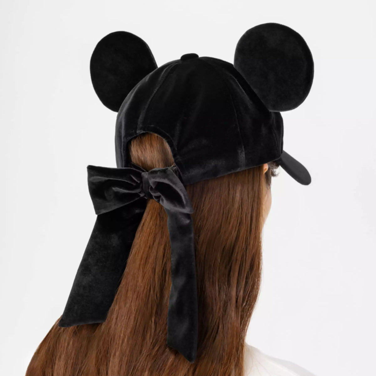casquette signature mickey en velours noir tokyo disney resort