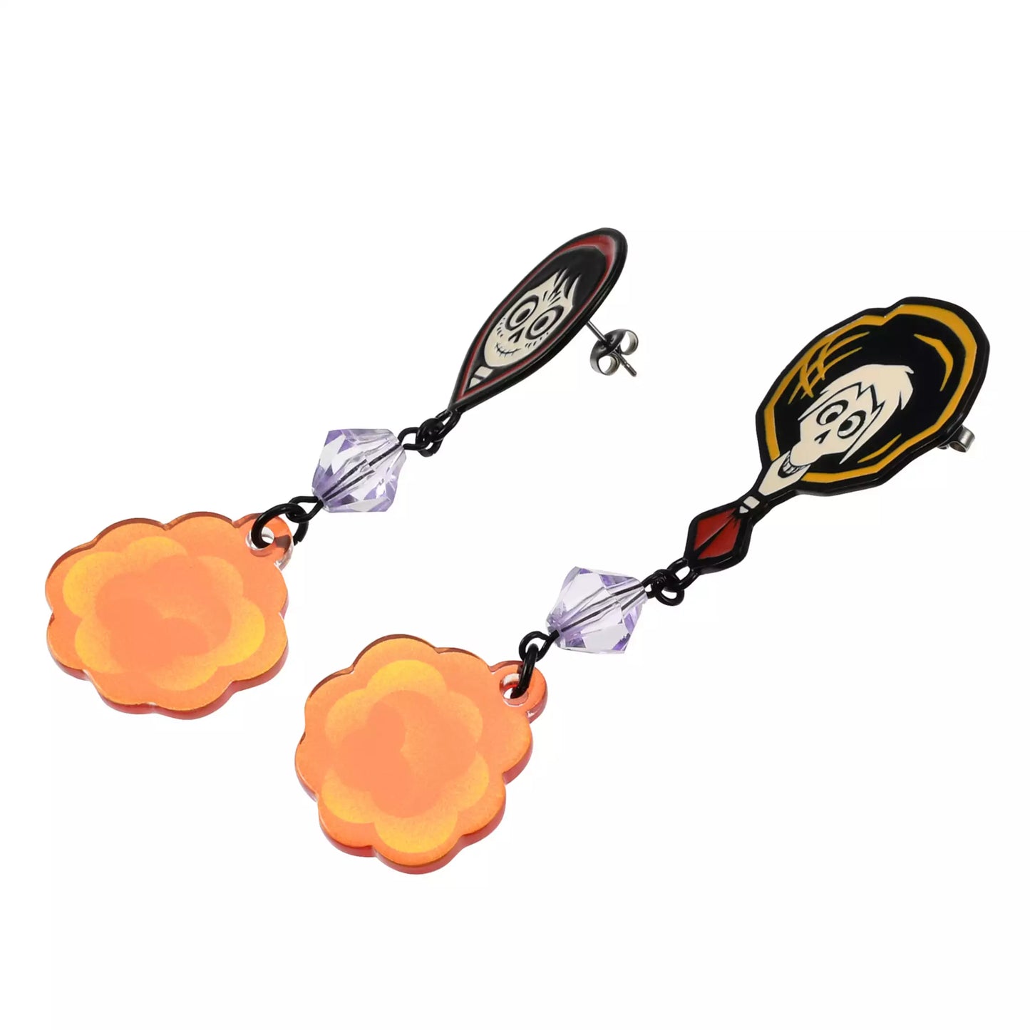 Boucles d'oreilles Miguel et Hector coco disney store japon
