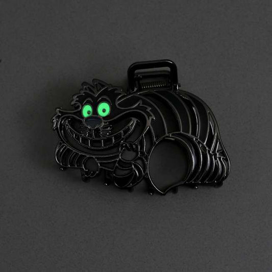 Pince à cheveux cheshire cat phosphorescent disney store japon