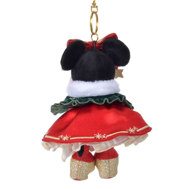 porte cles peluche minnie mouse noel 2026 disney store japon