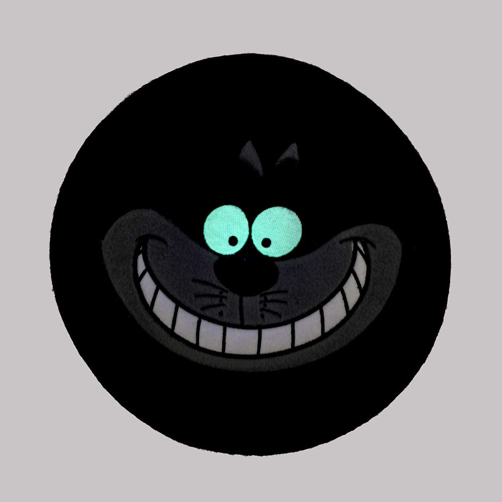 Béret cheshire black phosphoresecent