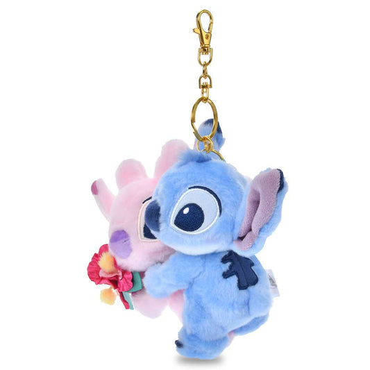 Porte cles peluche stitch et angel