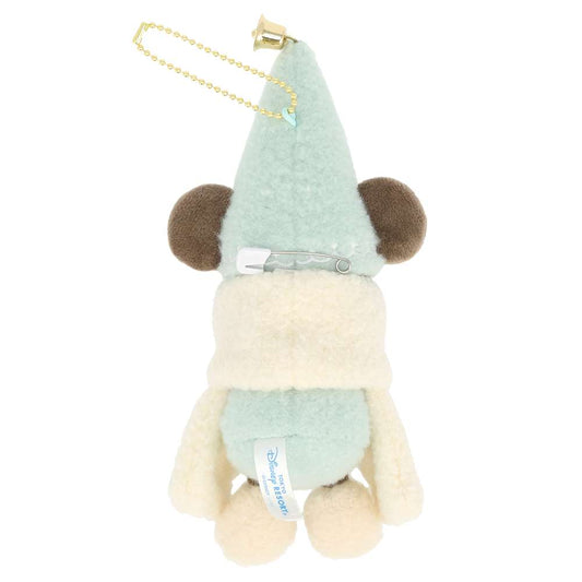 Porte clés peluche mickey lutin bleu