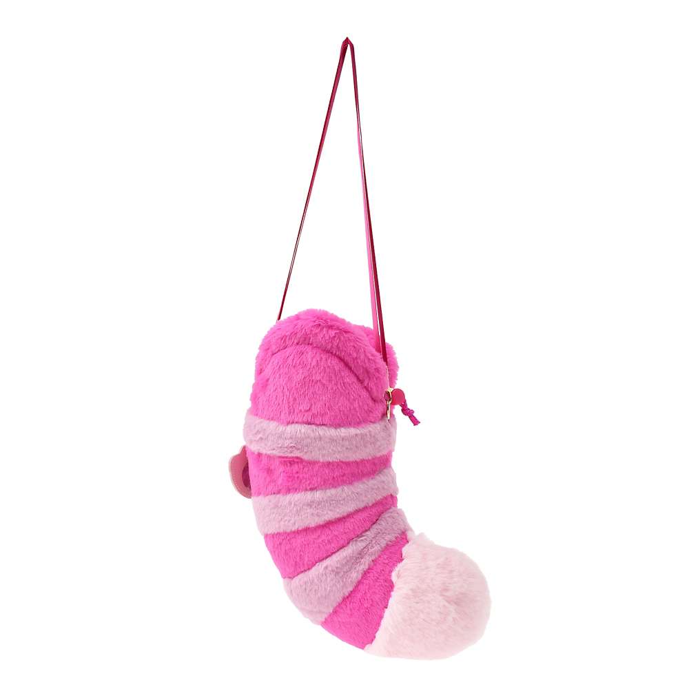 Pochette peluche cheshire avec bijoux de sac