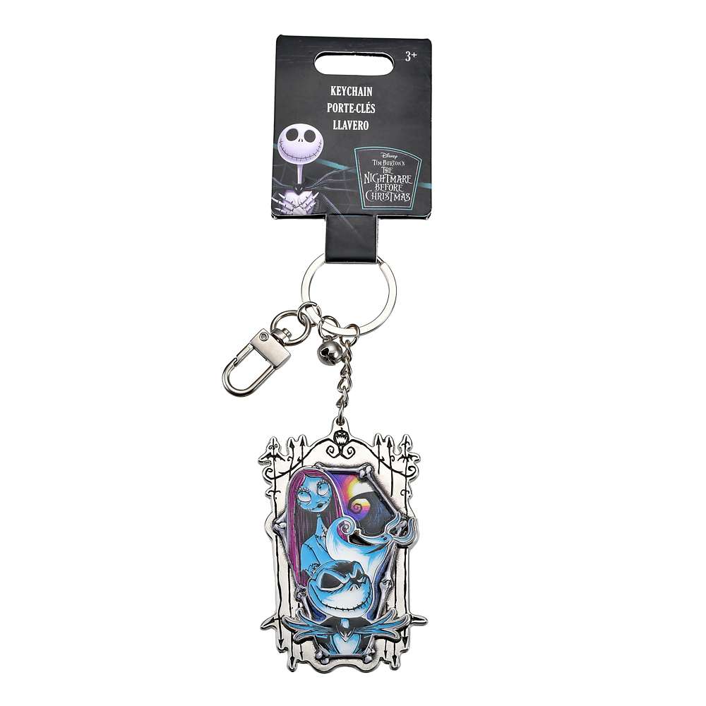 Porte clés phosphorescent jack et sally