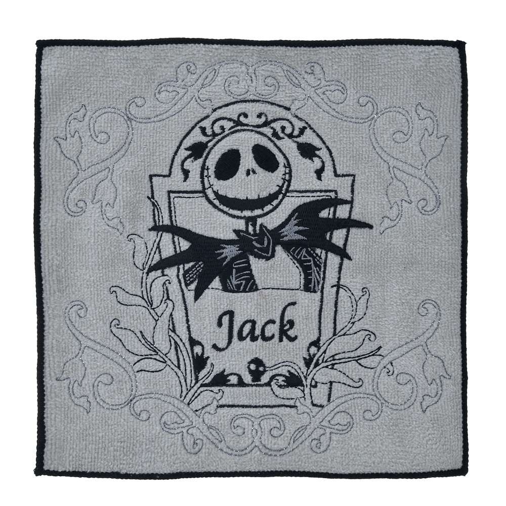 Mini serviette brodée jack skellington