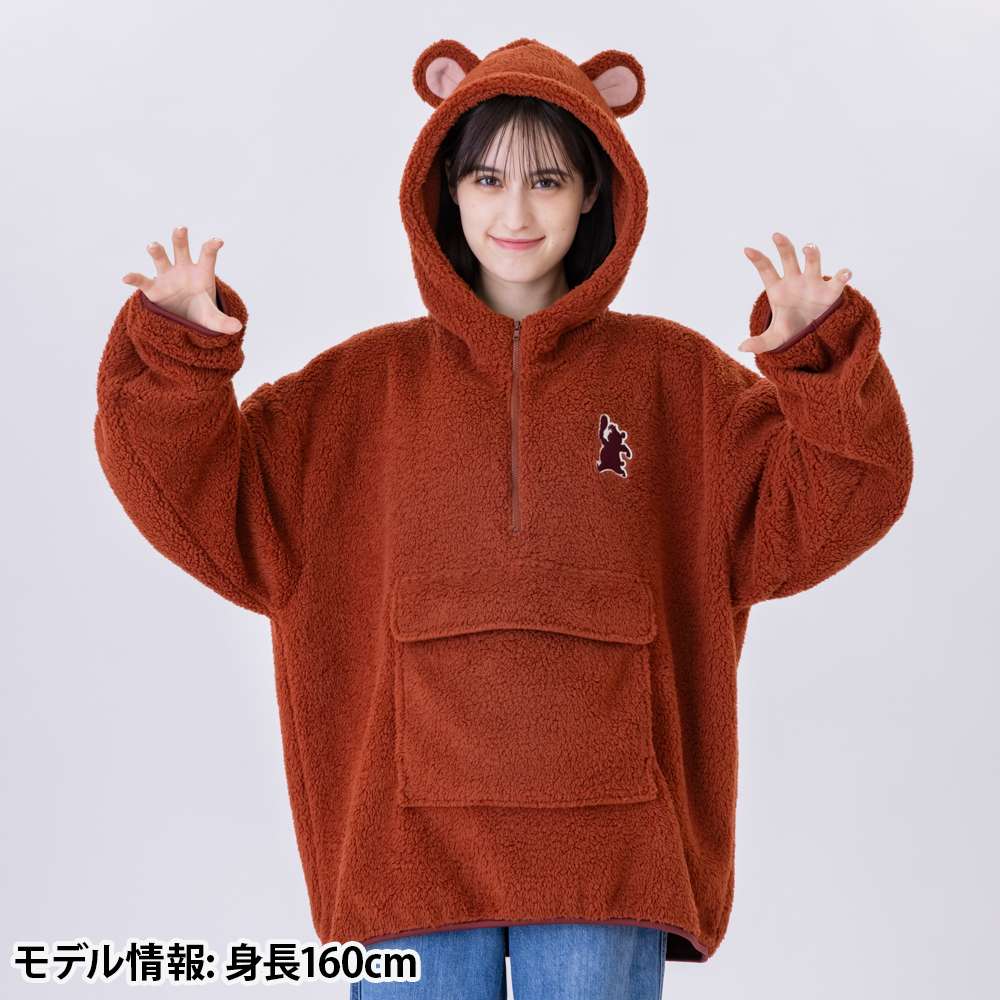 Sweat a capuche peter pan ourson