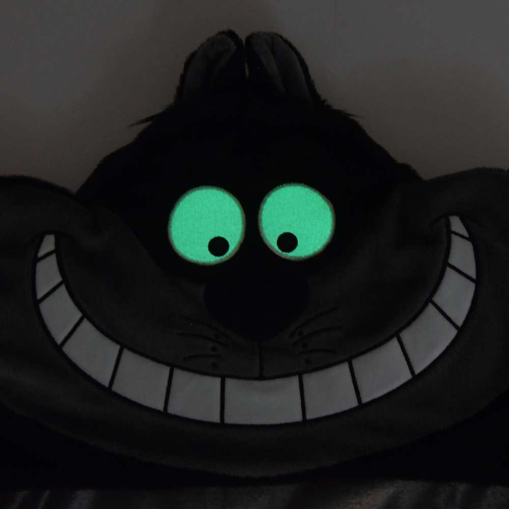Couverture avec capuche cheshire phosphorescent