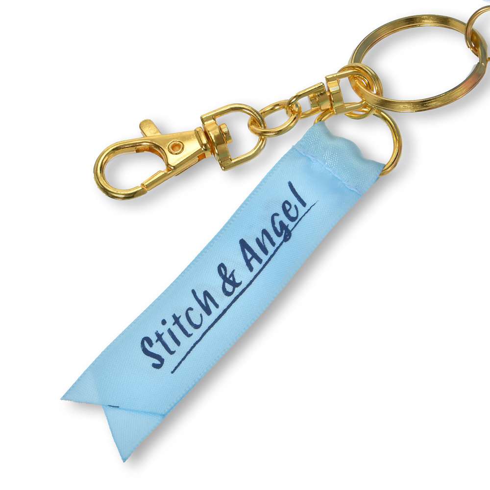 Porte cles peluche stitch et angel