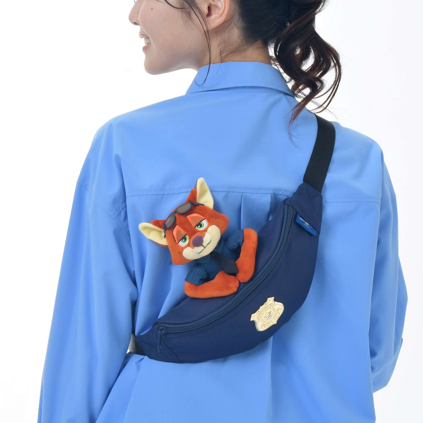 Sac banane peluche nick zootopie