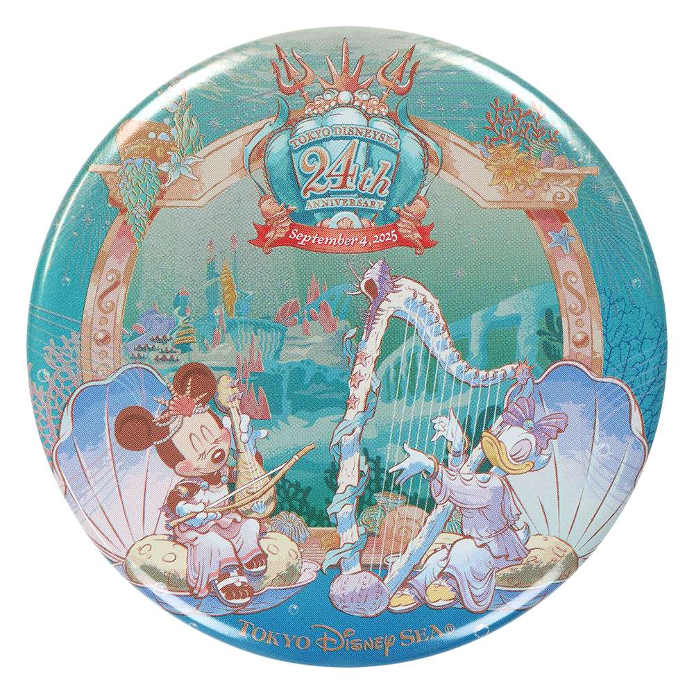 Badge anniversaire 24 ans tokyo disney sea
