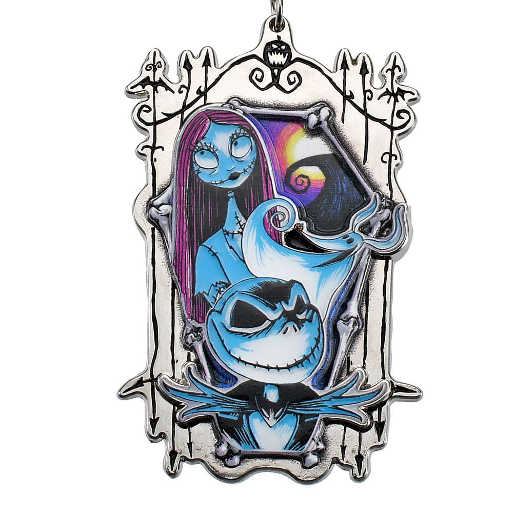 Porte clés phosphorescent jack et sally