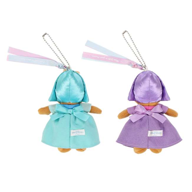 2 portes cles peluche suzy et perla cendrillon Tokyo disney resort