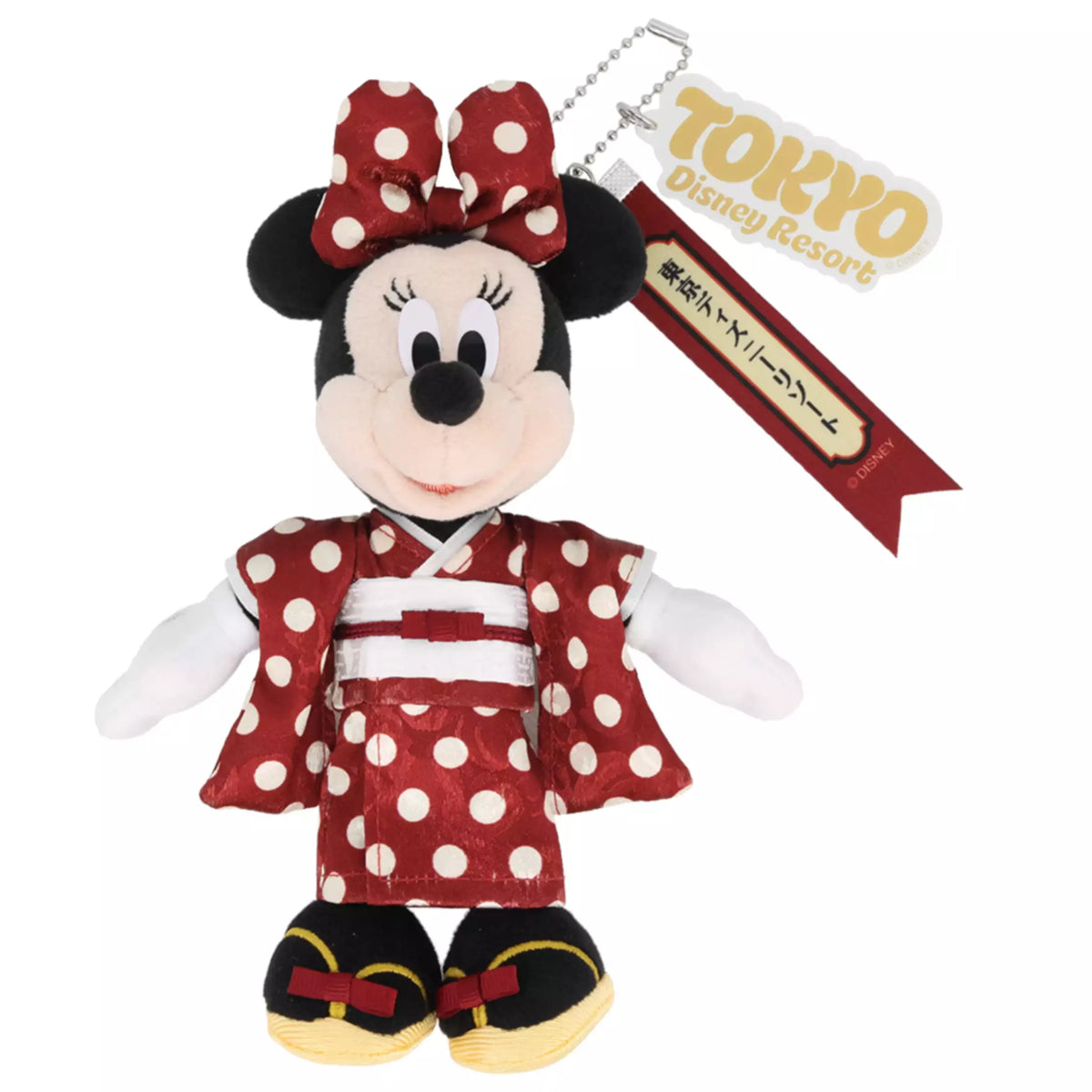 porte cles peluche minnie yukata tokyo disney resort