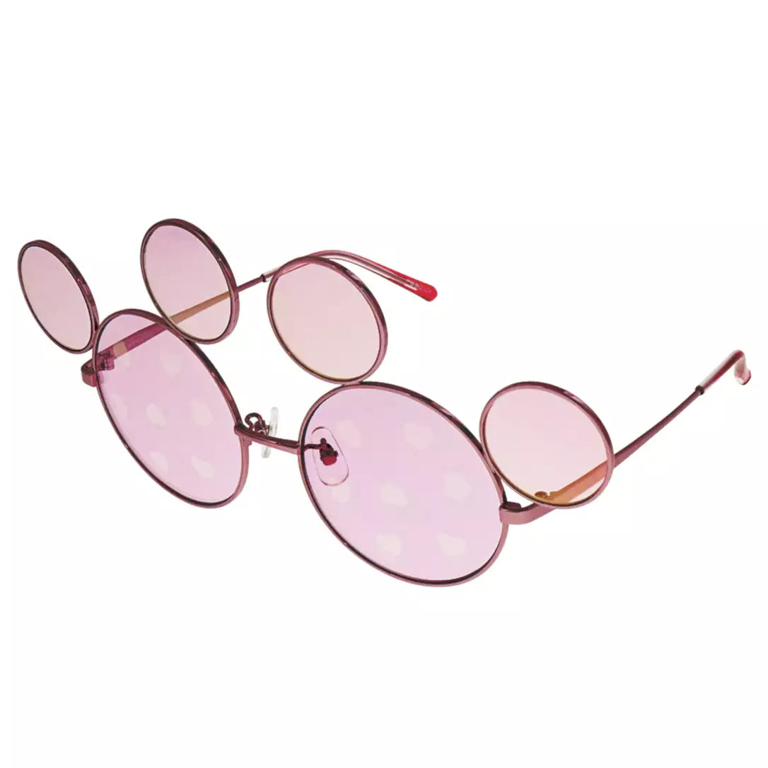 Lunettes mickey rose avec coeur