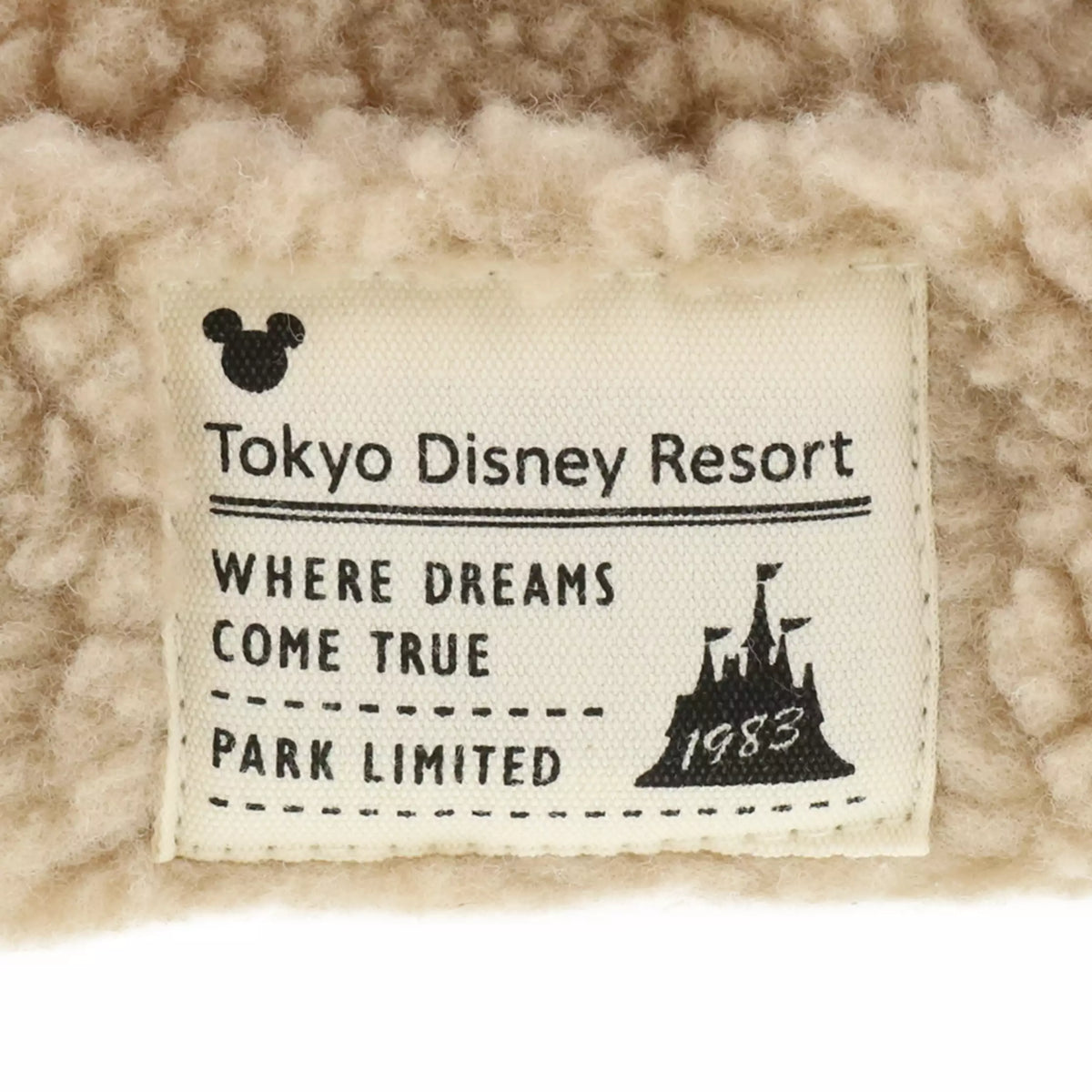 bonnet mickey beige moumoute tokyo disney resort