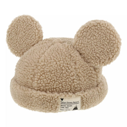 bonnet mickey beige moumoute tokyo disney resort