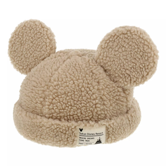 bonnet mickey beige moumoute tokyo disney resort