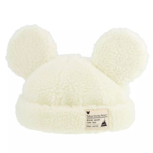bonnet mickey écru moumoute tokyo disney resort