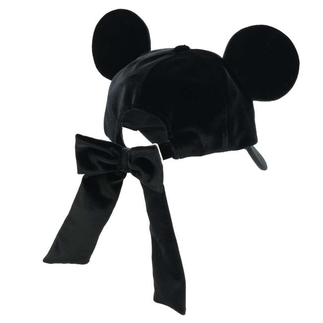 casquette signature mickey en velours noir tokyo disney resort