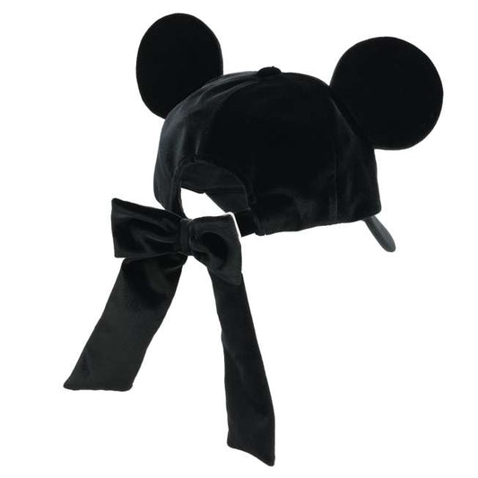 casquette signature mickey en velours noir tokyo disney resort