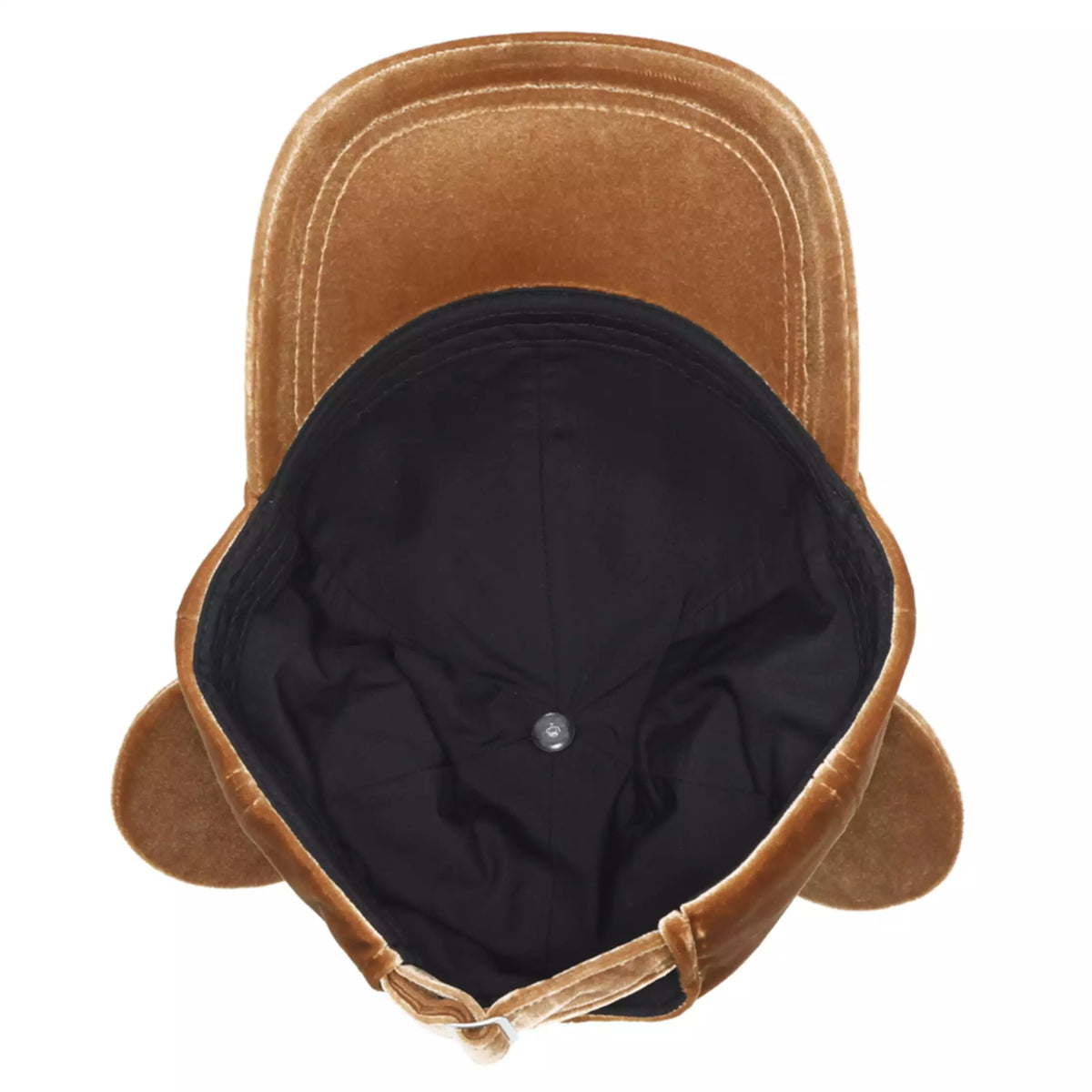 casquette signature mickey en velours marron tokyo disney resort