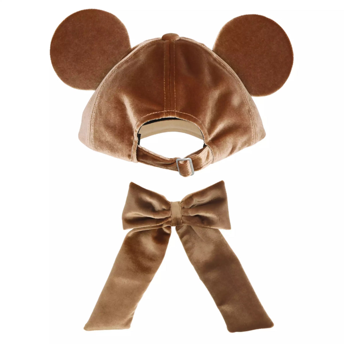 casquette signature mickey en velours marron tokyo disney resort