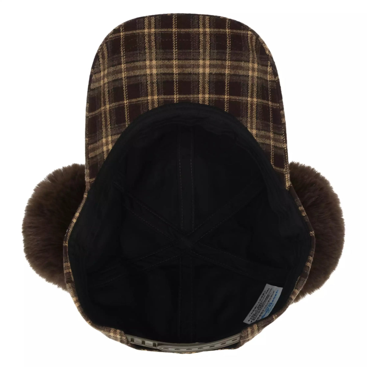 casquette a carreaux signature mickey pompom  tokyo disney resort