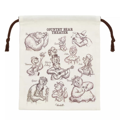 pochette a cordons the country bears tokyo disney resort