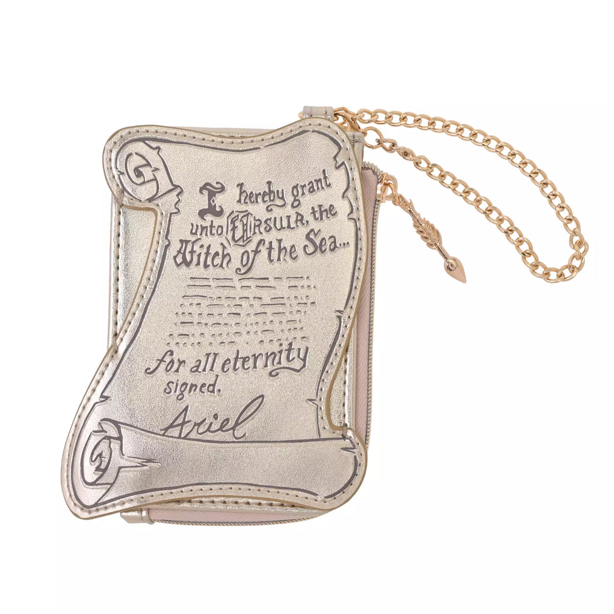 etui a cartes ariel la petite sirene disney store japon