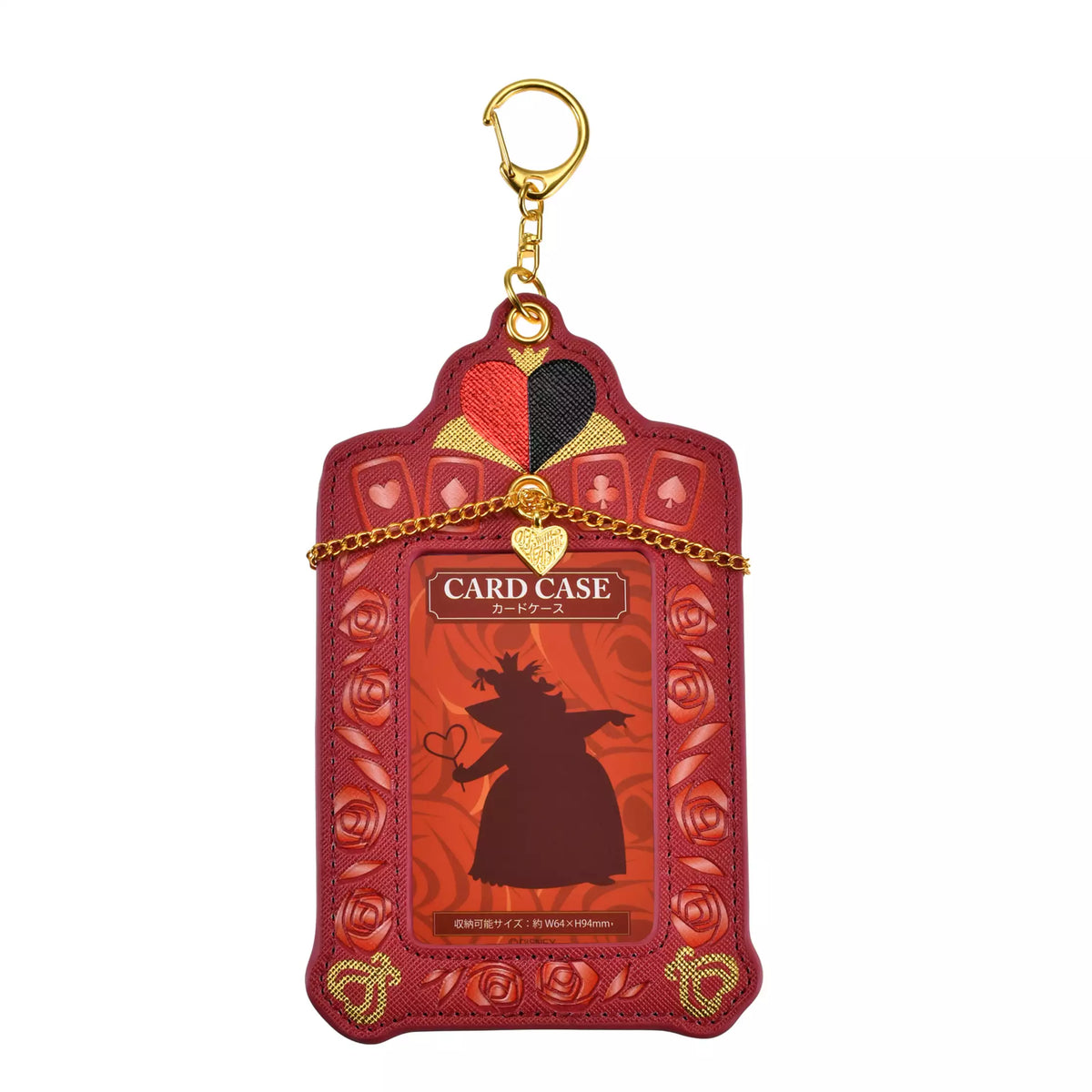 porte cartes la reine de coeur alice au pays des merveilles disney  store japon