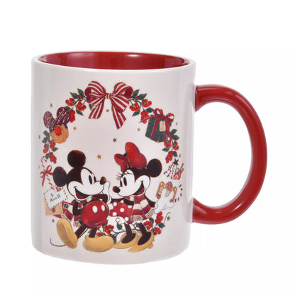 mug/boite cadeau mickey et minnie mouse holiday gift disney store japon