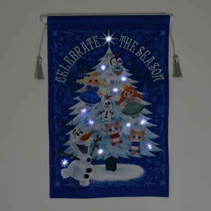 tapisserie lumineuse la reine des neiges noel 2026 disney store japon