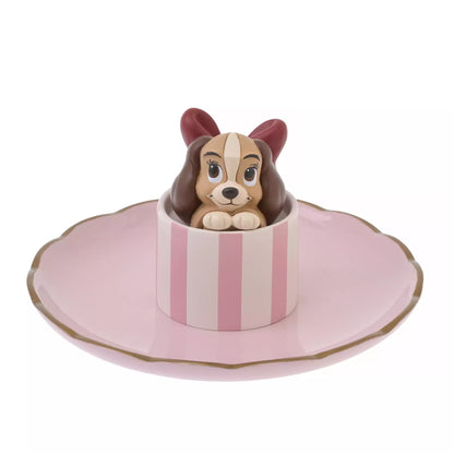vide poche /figurine lady holiday gift disney store japon