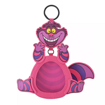 Pochette cheshire cat avec mousqueton disney store japon
