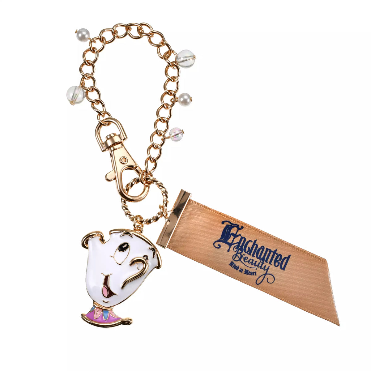 porte cles zip - La Belle et la Bête 35th disney store japon