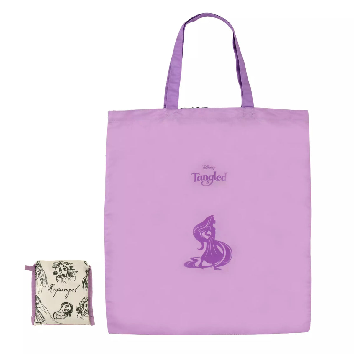 sac shopping rétractable raiponce disney store japon