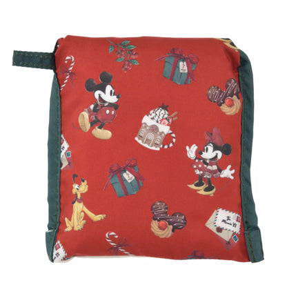 sac shopping rétractable mickey et minnie mouse holiday gift disney store japon