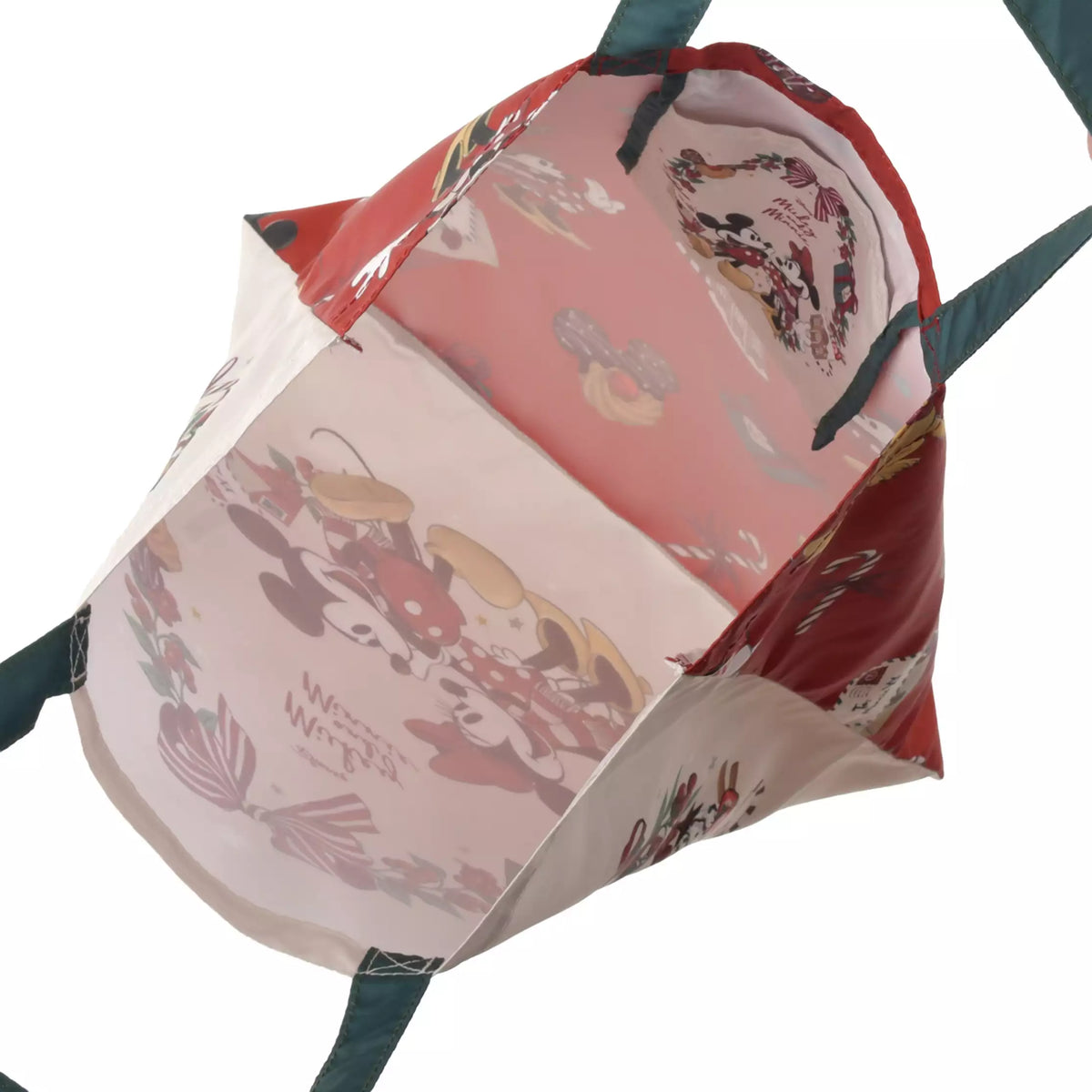 sac shopping rétractable mickey et minnie mouse holiday gift disney store japon