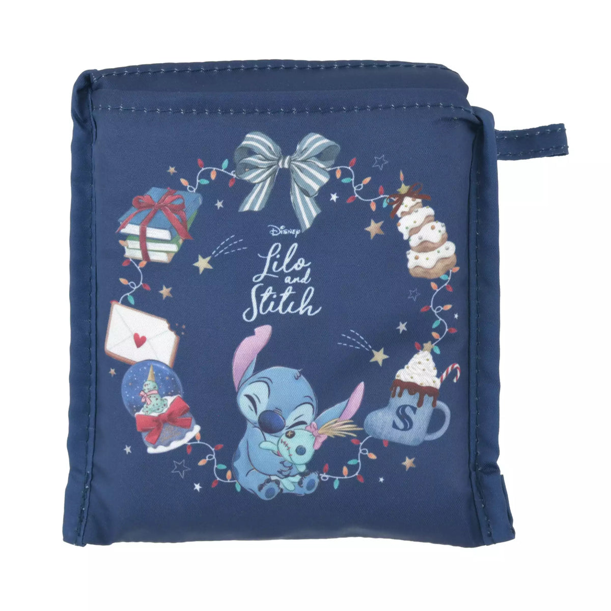 sac shopping rétractable stitch holiday gift disney store japon