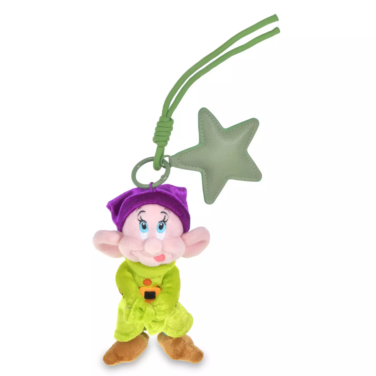 porte cles peluche simplet blanche neige  okigae funny disney store japon
