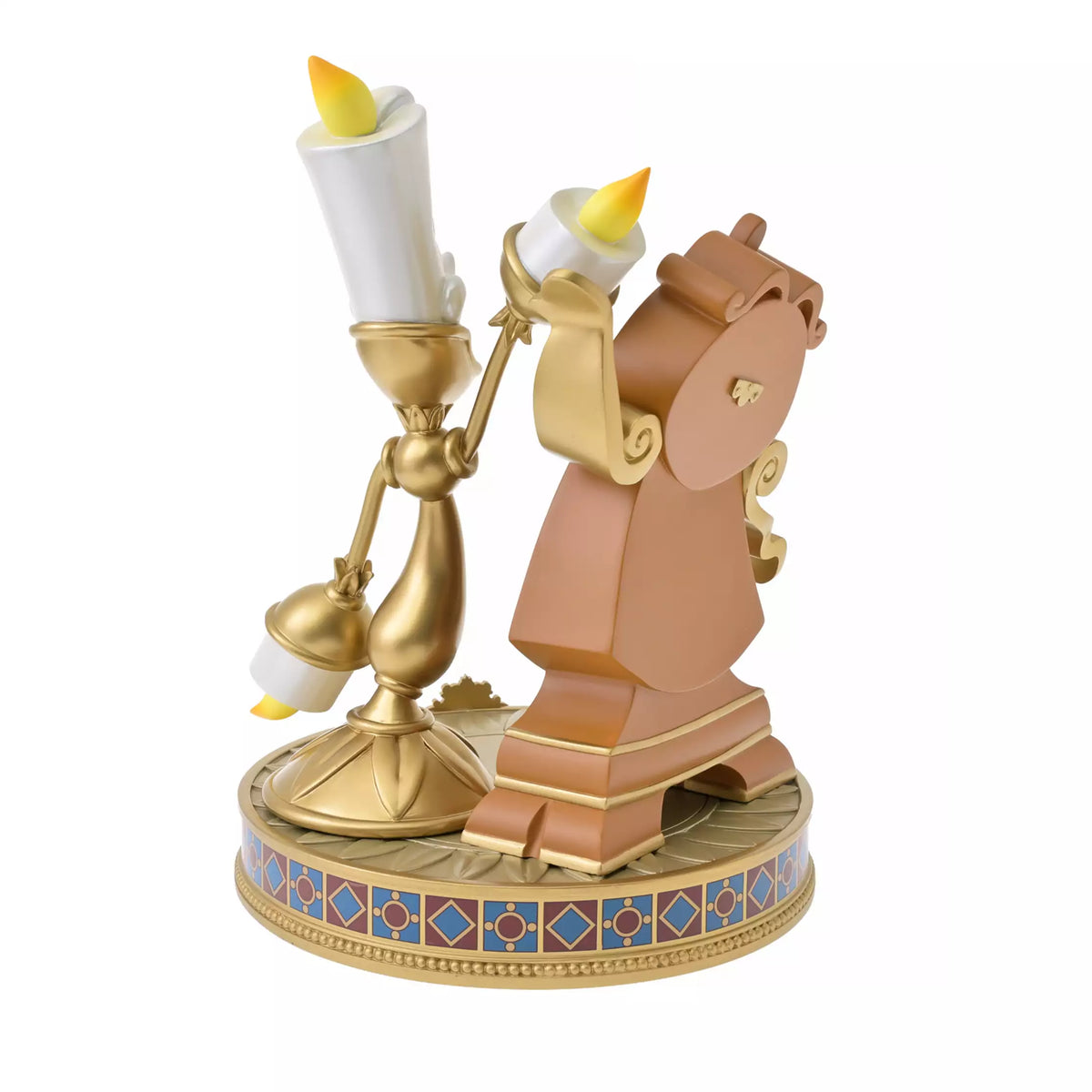 Figurine Lumière et Big Ben - La Belle et la Bête 35th disney store japon