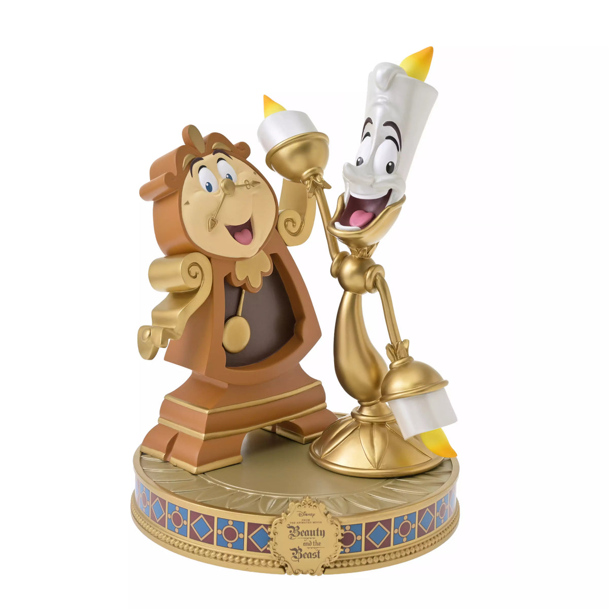 Figurine Lumière et Big Ben - La Belle et la Bête 35th disney store japon