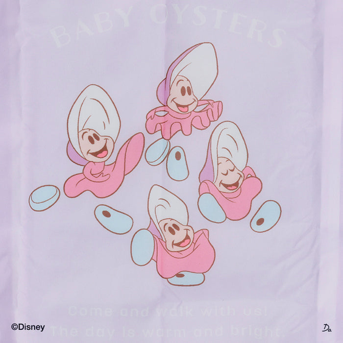 sac shopping oysters alice  avec pochette porté clé licence disney