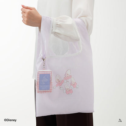 sac shopping oysters alice  avec pochette porté clé licence disney