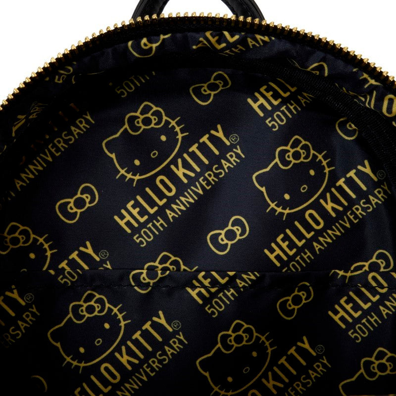 Loungefly Hello Kitty Sanrio 50Th Anniv Metallic Gold