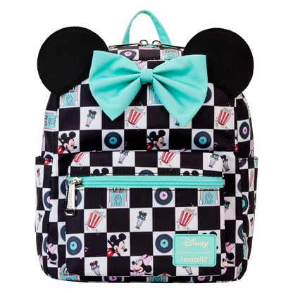 Loungefly Mini Sac A Dos Mickey & Minnie Date Night Diner Aop