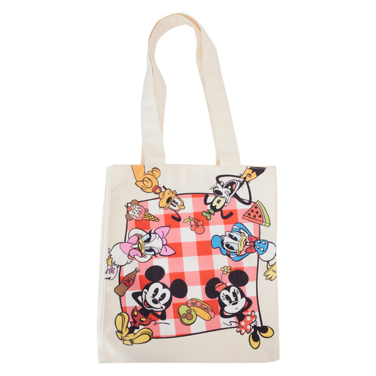 Loungefly mickey and friends picnic tote bag