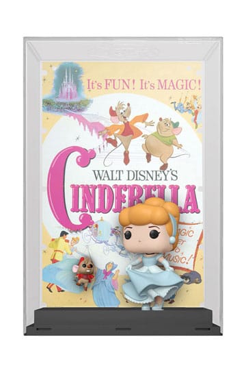 Cendrillon Movie Poster et figurine funko pop