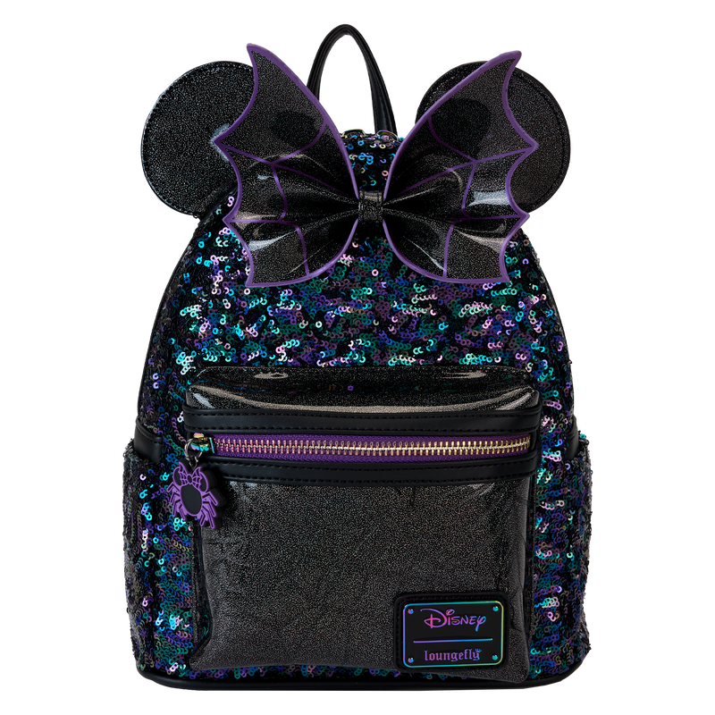 Loungefly Minnie spiderweb sequins